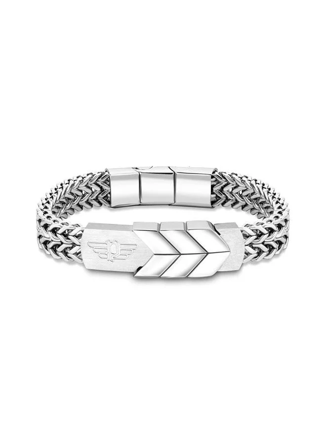 بوليس Valorious Stainless Steel Chain Bracelet for Men