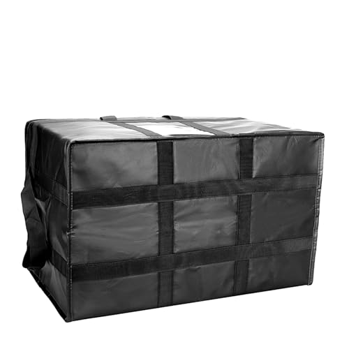 Yalin XXXL Large Insulated Cooler Bag, Styrofoam Cooler of Keep Food Hot or Cold, Reusable Double Zipper Food Delivery Bag for Grocery Shopping, 23" W x 15" H x 14" D (Black, 3XL (Pro)) - Image 5