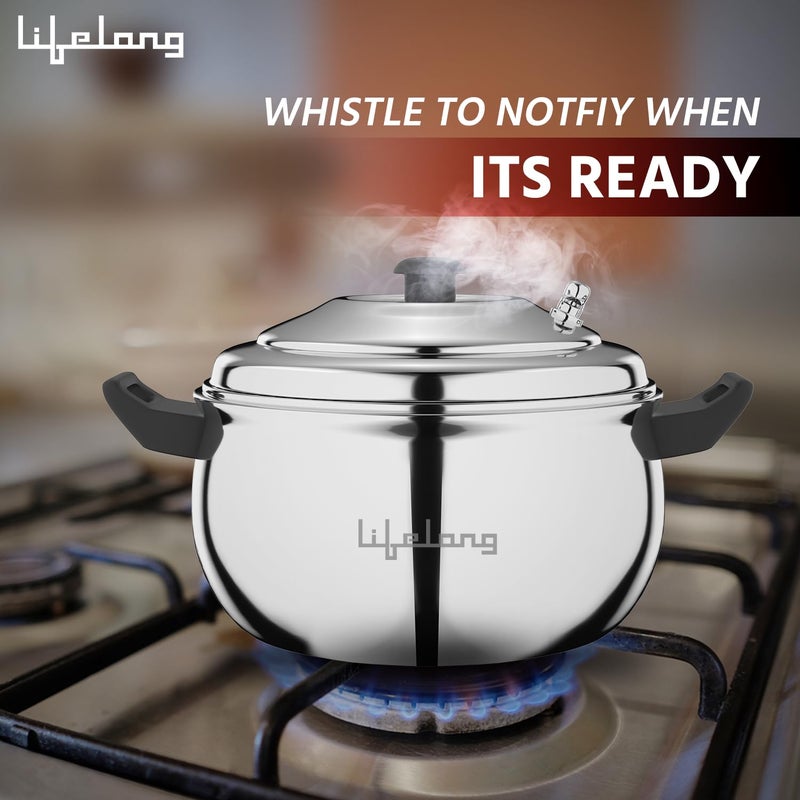 Lifelong Idli Cooker 3 Plate 12 idlis Stainless Steel Idli Cooker Induction and Gas Stove Compatible Idli Maker LLIDCKR03 Steel Silver - Image 3