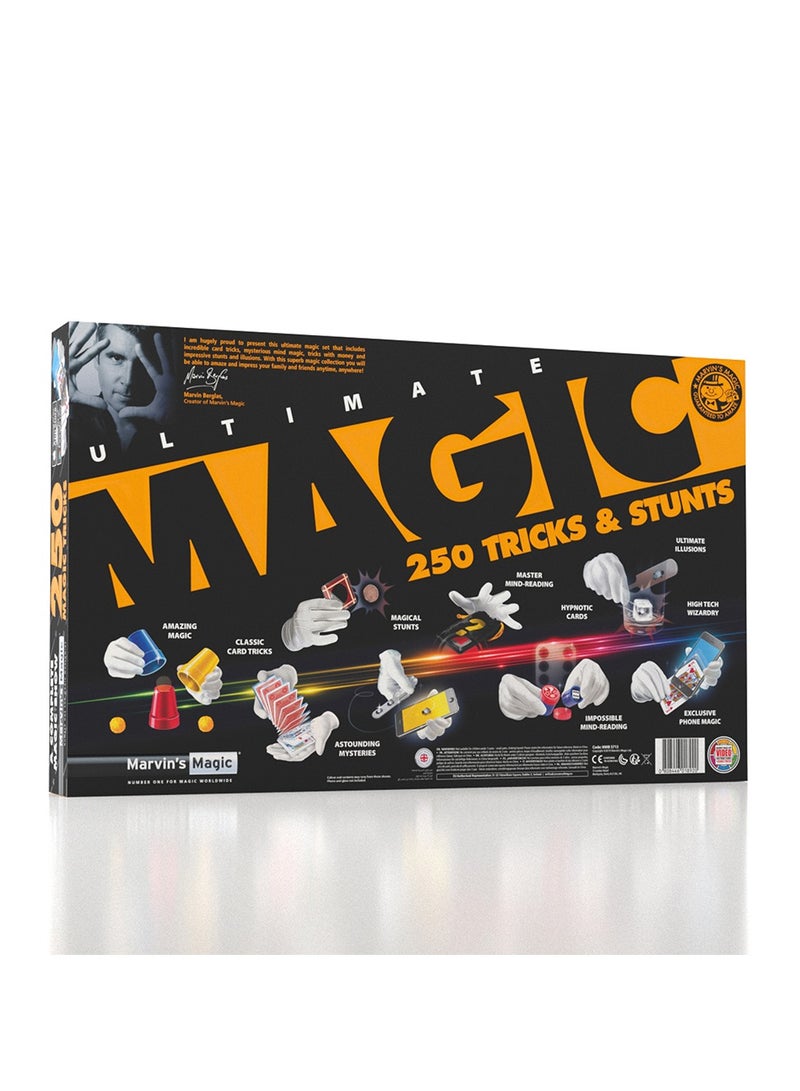 Marvin's Magic Ultimate Kids' Magic Set - 250 Tricks & Illusions | Interactive Magic Tricks | Ideal Magic Tricks for Kids Aged 6+ | With Instruction Booklet - Multicolor - Image 4