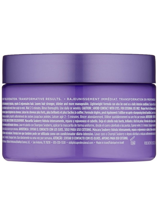 Obliphica Professional Obliphica Seaberry Hair Mask - Deep Conditioning Hydrating Treatment for Dry and Damaged Hair - Moisturizing Hair Repair and Growth Mask for Medium, Coarse, and Color-Treated Hair - 8.5 Ounces  - Image 2