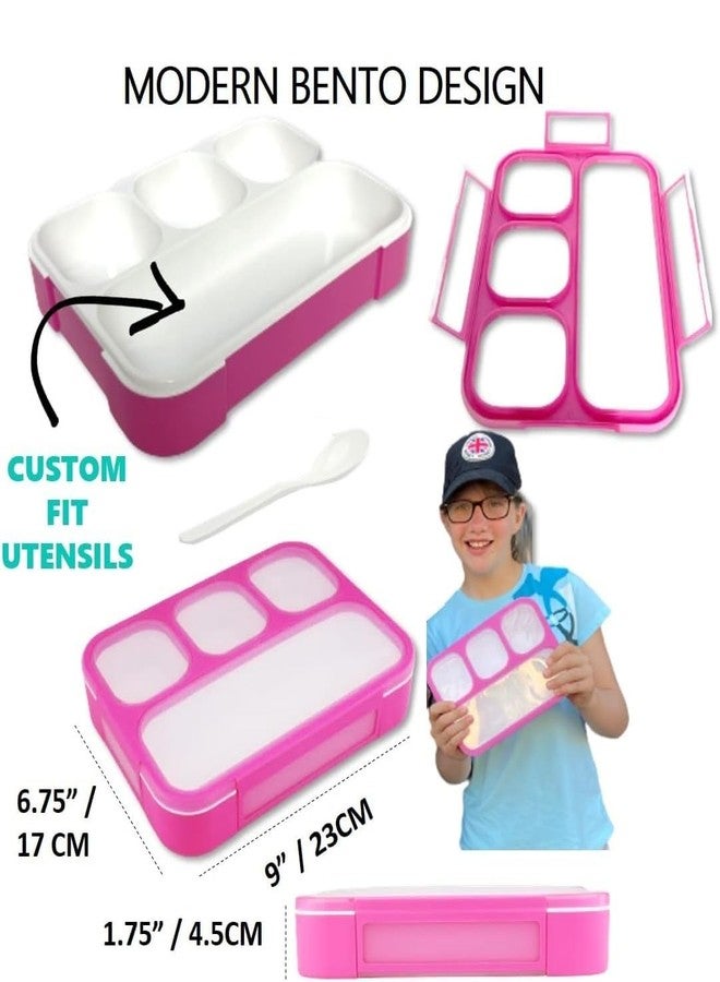 ZONKU INDIA Snacks Food Containers for Kids Girls Boys | Leakproof Portion Container Kits BPA Free - Image 2