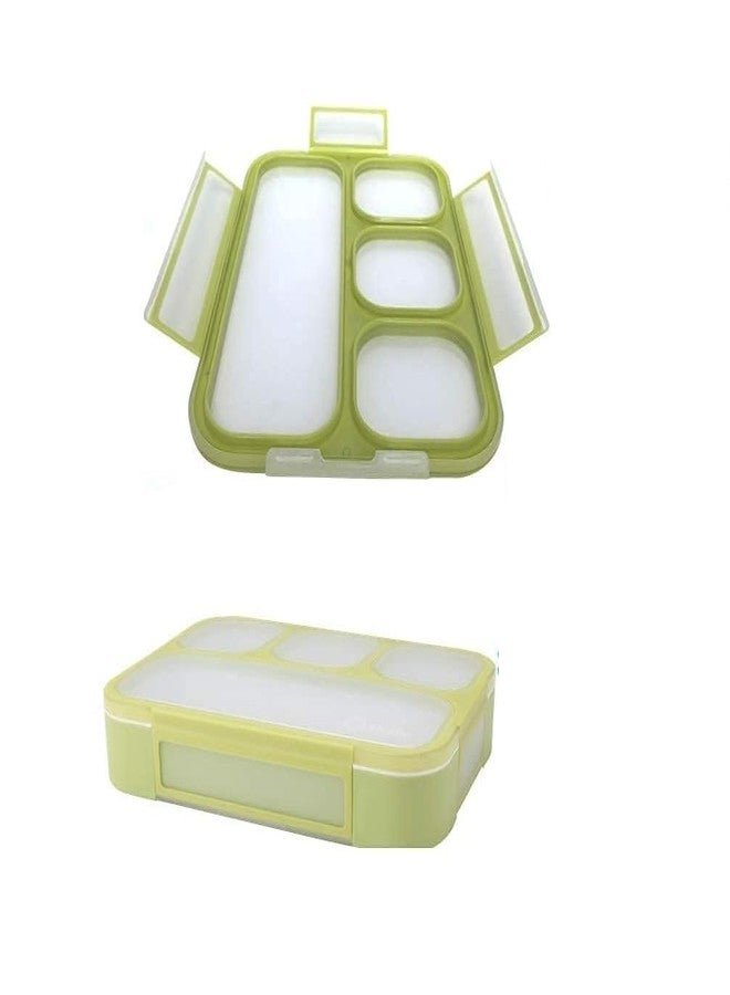ZONKU INDIA Snacks Food Containers for Kids Girls Boys | Leakproof Portion Container Kits BPA Free - Image 4