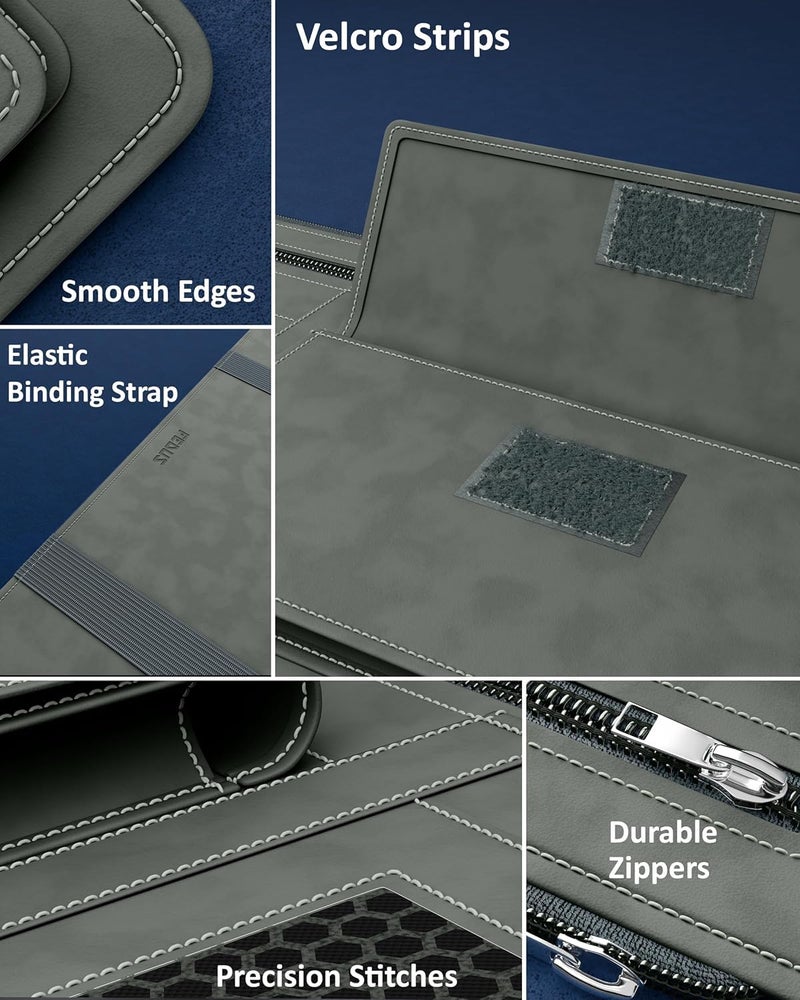 FEDUS Premium Car Sun Visor Organizer Car Organiser and Storage Car Document Holder, Sunglasses Holder for Car, Car All New Accessories Multipocket Pouch Auto Interior Accessories for Truck, SUV, Van - Image 5