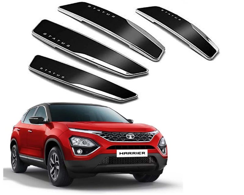 Auto E-Shopping Status Car Door Guard Edge Protector Black Color for Tata Harrier Set of 4 Pieces - Image 1
