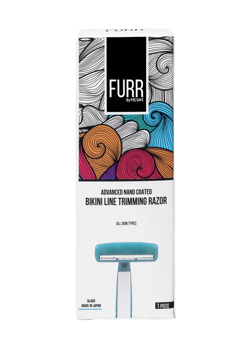 Furr شفرة حلاقة لتقليم خط البيكيني للنساء (عبوة من 1) - Image 1