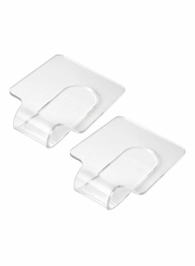 Excefore Handheld Makeup Mixing Palette, 2 Pcs Transparent Hand Tray for Mixing Foundation Acrylic Blending Plate For Makeup Lovers and Professionals - Image 1