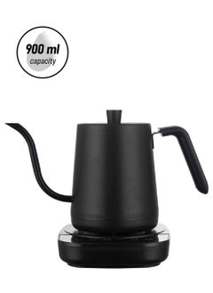 Generic Electric Gooseneck Kettle 304 Stainless Steel Coffee and Tea Pot Automatic Temperature Control and Constant Temperature, Quick Heating (BLack)  - Image 1