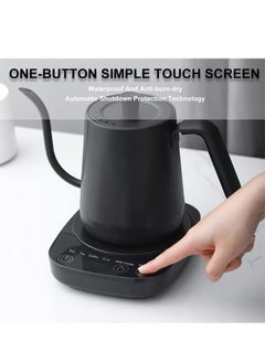 Generic Electric Gooseneck Kettle 304 Stainless Steel Coffee and Tea Pot Automatic Temperature Control and Constant Temperature, Quick Heating (BLack)  - Image 2