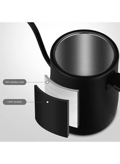 Generic Electric Gooseneck Kettle 304 Stainless Steel Coffee and Tea Pot Automatic Temperature Control and Constant Temperature, Quick Heating (BLack)  - Image 5