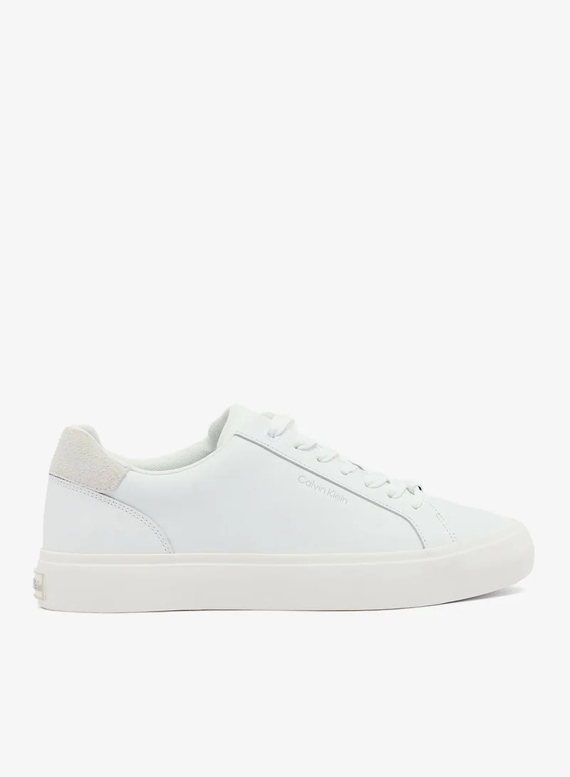 Violette - Smooth Leather Logo Trainers