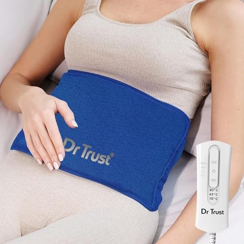 Dr Trust USA Orthopedic Electric Heating Pad for Period Pain Relief I Heat Belt For Period Cramps, Lower Back Pain, Lumbar, Shoulder & Knee, 3 Heat Settings with Temperature Controller-368 - Image 1