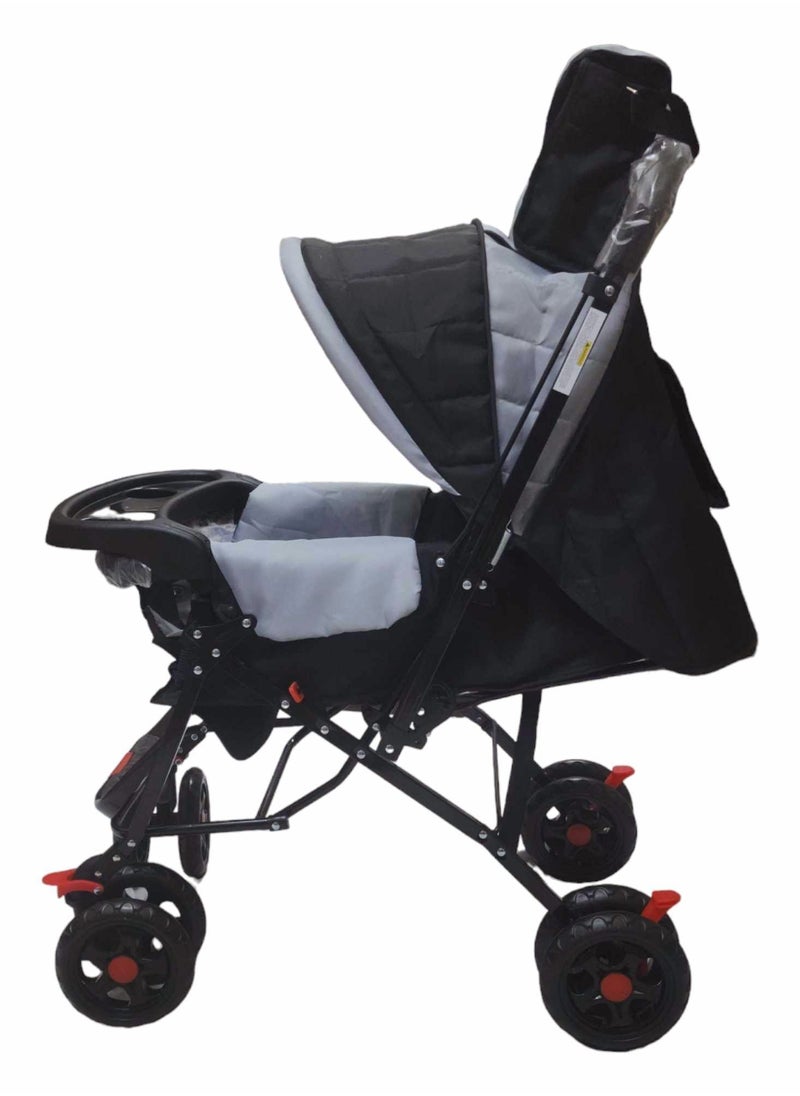 Everything For Kids Baby Stroller Reversible Handle with a Bag for Babies Accessories 0-3 Years  - Image 3