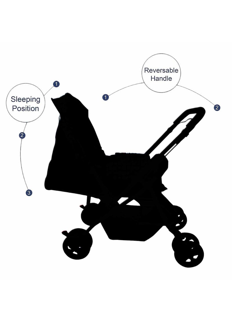 Everything For Kids Baby Stroller Reversible Handle with a Bag for Babies Accessories 0-3 Years  - Image 5