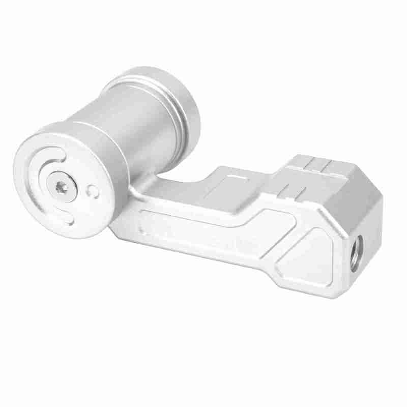 T Handle Gear Shift Knob: Silver Aluminum Alloy - Ergonomic Non-Slip Design Aircraft Joystick Shift Knob for Universal Manual Car Interior Upgrade - Image 5