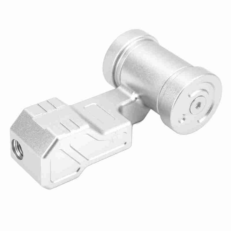 T Handle Gear Shift Knob: Silver Aluminum Alloy - Ergonomic Non-Slip Design Aircraft Joystick Shift Knob for Universal Manual Car Interior Upgrade - Image 2
