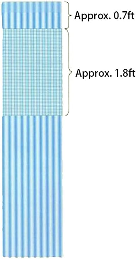 TTZ Hospital Curtain with Flat Hooks for Hospital Medical Clinic SPA Lab Cubicle Curtain Divider Privacy Screen (Color : Dark Blue, Size : 1(7ft Wide x8ft Tall)) - Image 4