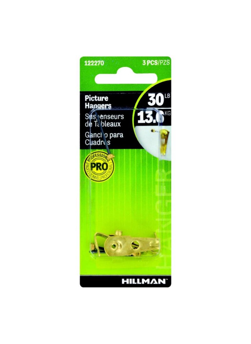 Hillman Hillman AnchorWire Classic Steel Picture Hanger Pack 13.6kg 3Pcs 