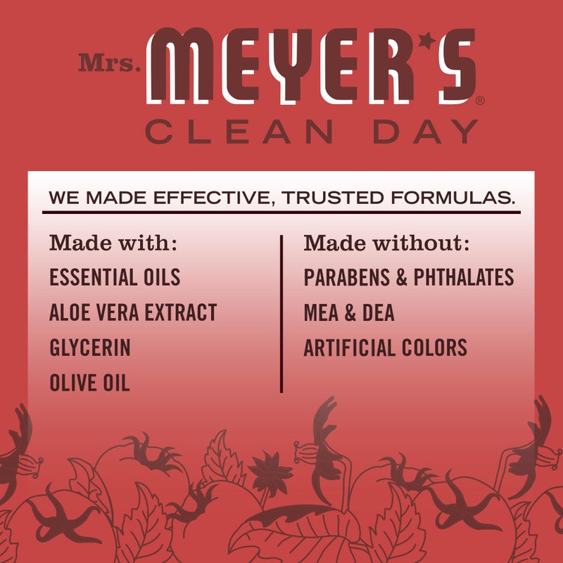 MRS. MEYER'S CLEAN DAY Liquid Hand Soap, Tomato Vine Scent, 12.5 Ounce Bottle - Image 3