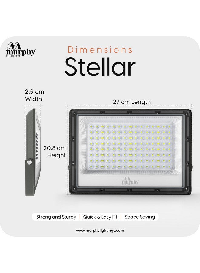 MURPHY Murphy Stellar 100W LED Flood Light with 2-Year Warranty | Cool White | High Brightness Outdoor LED for Security, Landscape, Warehouse, Backyard| IP66 Waterproof | BIS Approved - Pack of 2  - Image 4