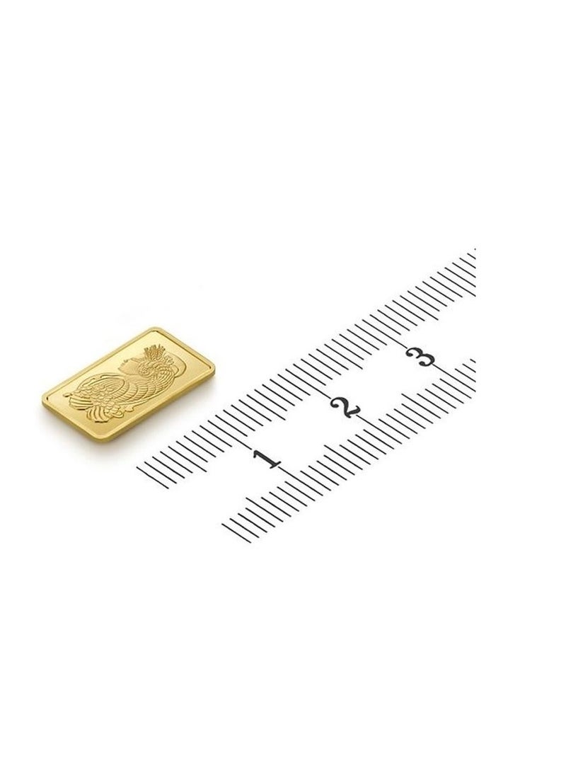 PAMP Silver Bar (31.1g / 1 oz) – Fortuna Series + PAMP Swiss Gold Bar (24K, 1g) - Image 3