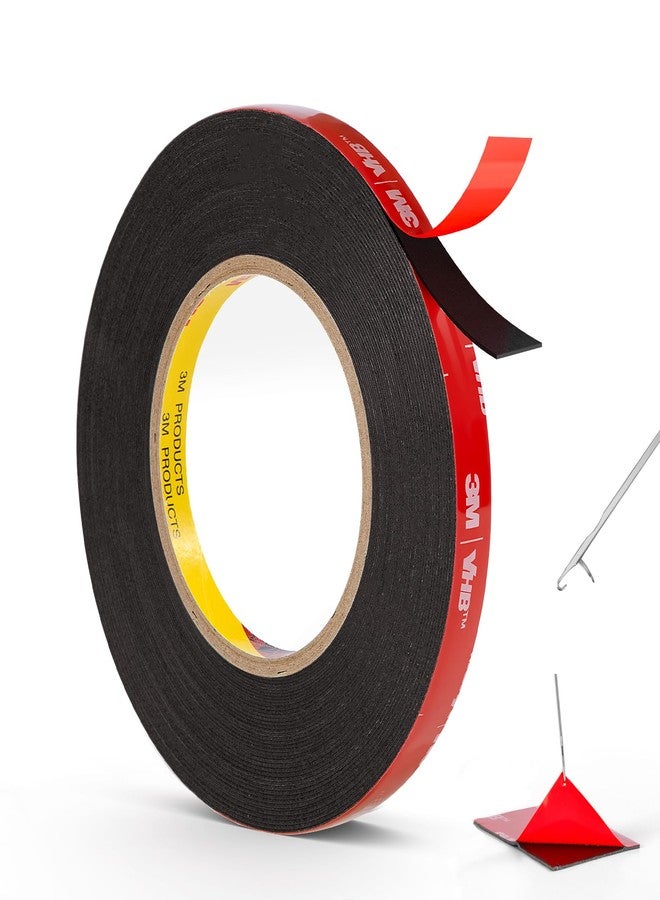 Surekeep Double Sided Tape Heavy Duty, 0.39" Mounting Tape VHB 5925 Strong Adhesive Waterproof for Automotive, LED Strip Lights, DIY Home Décor - Image 1