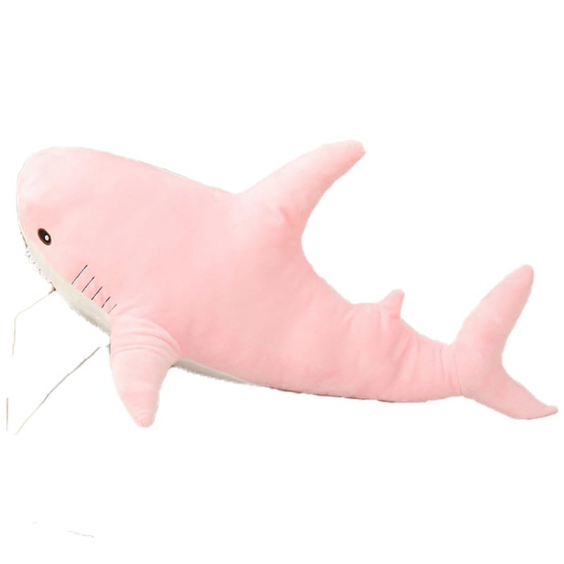 OUKEYI 30 Inch Giant Shark Stuffed Animal Pillow, Soft Shark Toys Big Shark Plush Pillows for Kids,Comfortable Sleeping Pillow Back Cushion Doll Gift for Kids (Pink) - Image 5