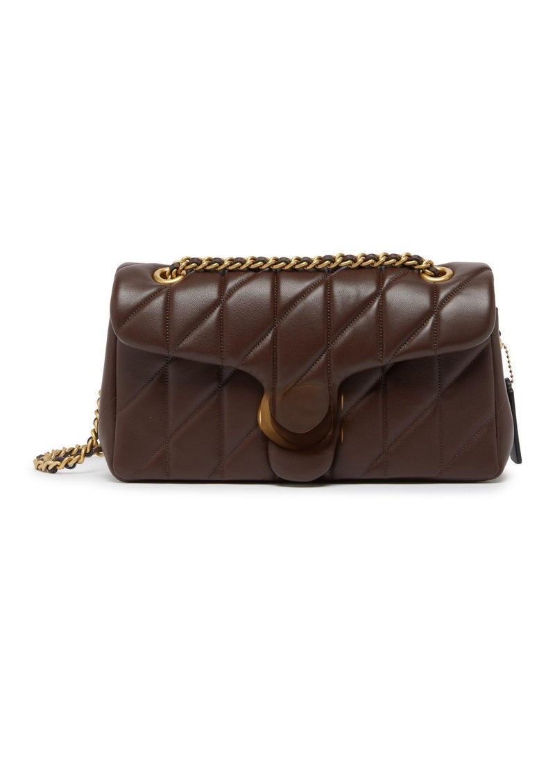 quilted leather shoulder bag - Image 1