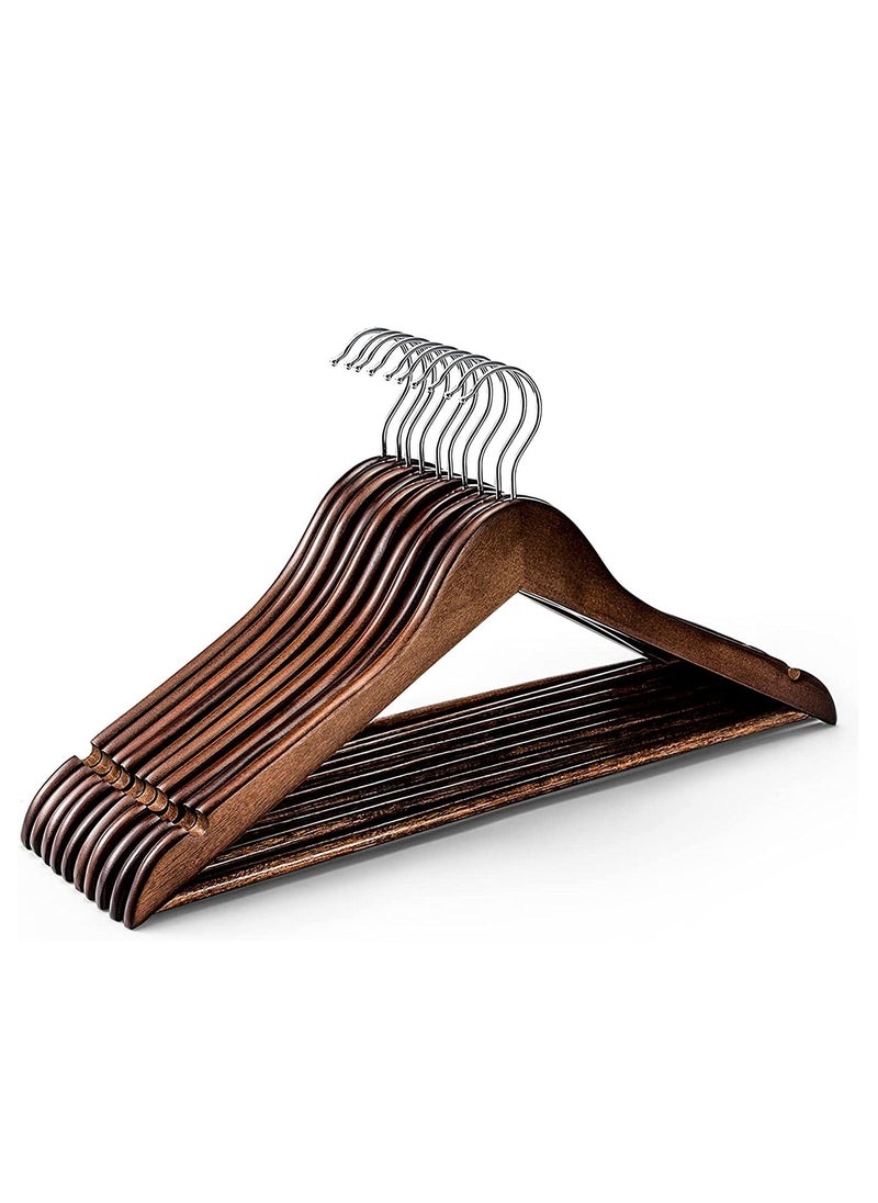 Generic 10-Piece Cloth Hanger Brown  - Image 1