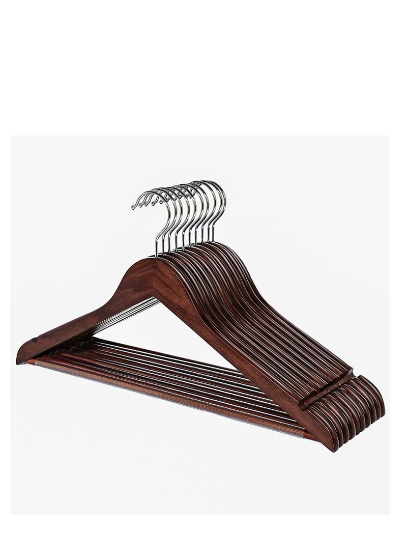 10-Piece Cloth Hanger Brown - pzsku/Z428E481B5968E3596D3BZ/45/_/1683215878/068e8768-659b-4eed-b126-276d8ca3b31f