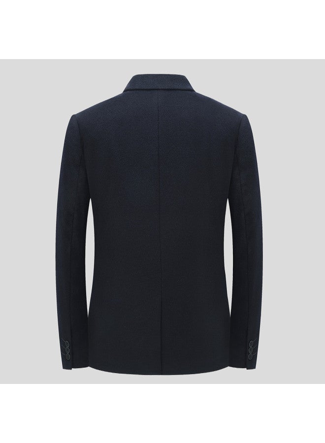 Tucano structured Wool Blend Suit Jacket For Men - Business Casual Commuting Blazer - Image 3