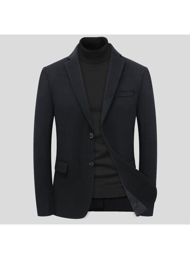 Tucano structured Wool Blend Suit Jacket For Men - Business Casual Commuting Blazer - Image 2