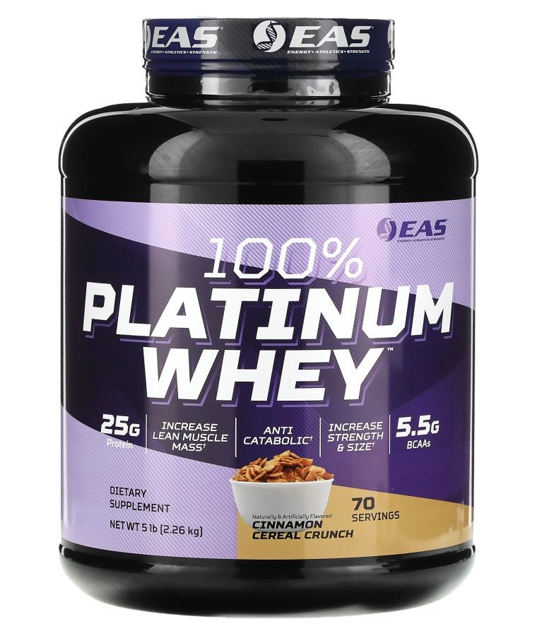 100% Platinum Whey Cinnamon Cereal Crunch  5 lb (2.26 kg)
