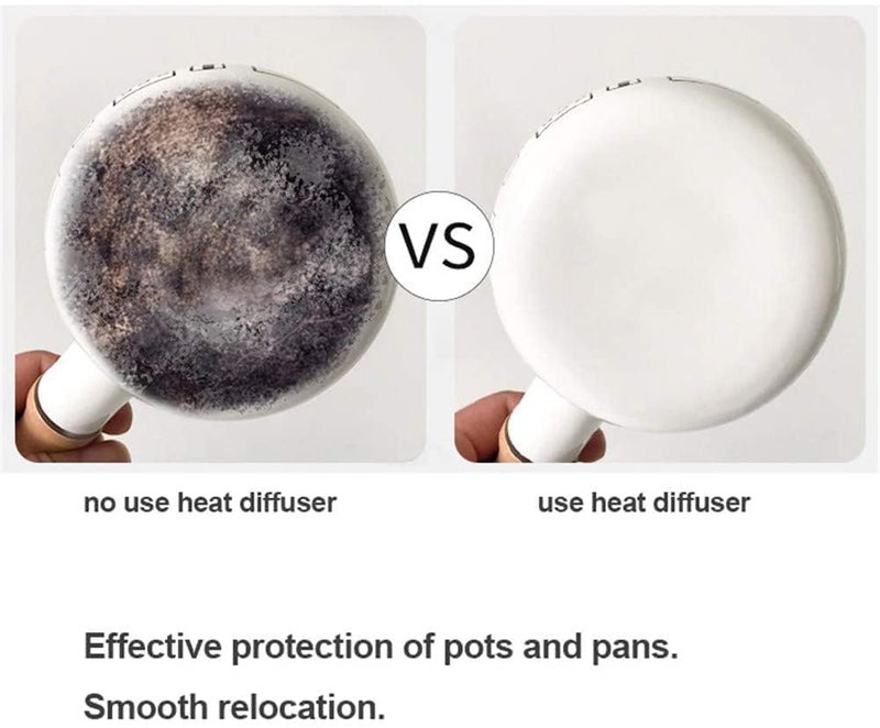 SHREESAMP SHREESAMP BBQ Plate Kitchen Cookware Top Gas Stove Heat Diffuser Hot Milk Coffee Gas Heat Conduction Plate Cookware Black Plate Oil Grease Frying Pan Cover for Cook Kitchen Tools [ 35x19x2.5 CM ]  - Image 5