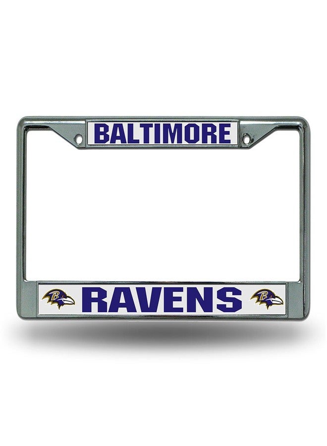 RICO إطار لوحة ترخيص كروم لفريق بالتيمور رافنز من ريكو - Image 2