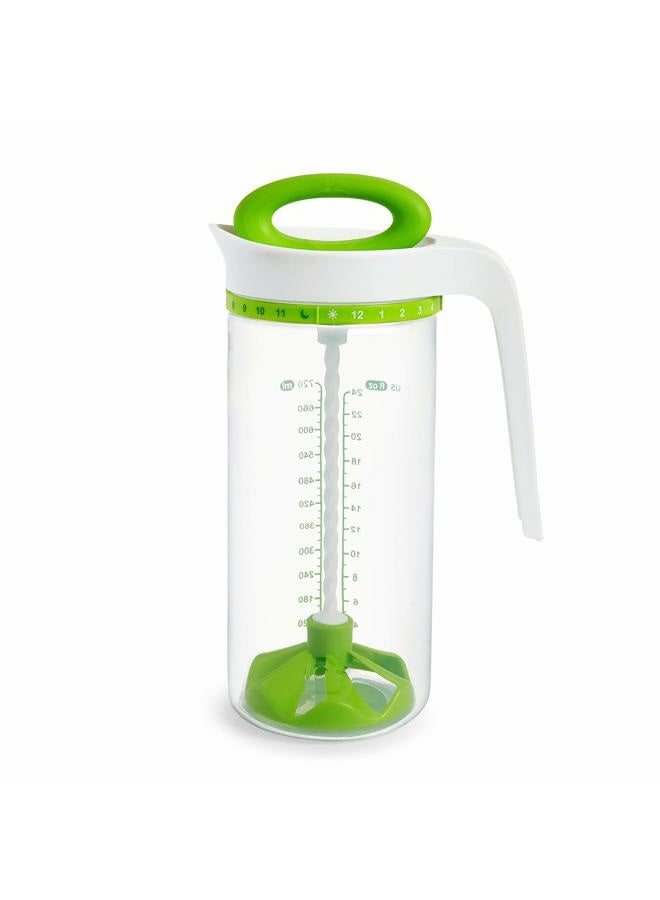 Munchkin إبريق خلط صيغة الذكاء وتخزين حليب الثدي، 24 أونصة، أخضر - Image 1