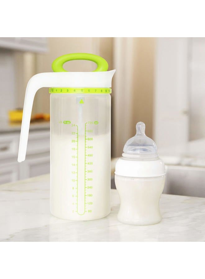 Munchkin إبريق خلط صيغة الذكاء وتخزين حليب الثدي، 24 أونصة، أخضر - Image 5