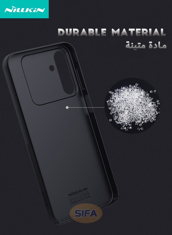 Nillkin Samsung Galaxy A16 Case, Slide Camera Case Design, 360° Full Body Coverage Shockproof Phone Back Cover, Anti-Fall Anti-Scratch Anti-Slip Anti-fingerprint Protective Case for Samsung Galaxy A16, Black - Image 5