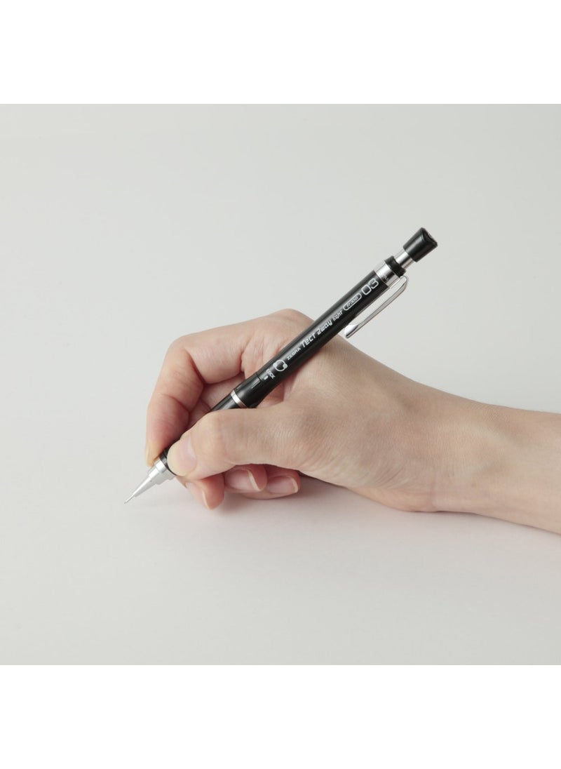ZEBRA ZEBRA Mechanical Pencil, Tect 2 Way Light, 0.3mm, Black Body (MAS42-PBK)  - Image 5