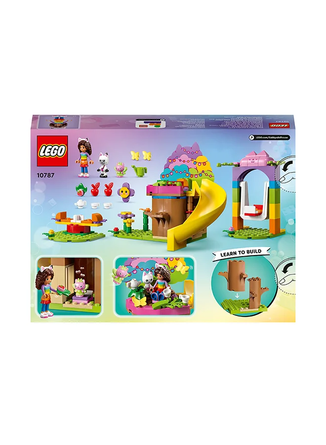 LEGO Kitty Fairy’S Garden Party 10787 Building Toy Set; Also Includes Gabby And Pandy Paws; Gabby’S Dollhouse Gift With A Tree House, Swing, Slide, Roundabout And Flowers For Kids Aged 4+ (130 Pieces)