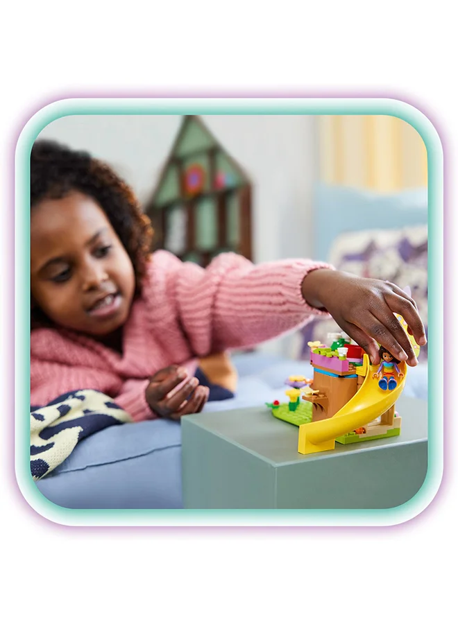 LEGO Kitty Fairy’S Garden Party 10787 Building Toy Set; Also Includes Gabby And Pandy Paws; Gabby’S Dollhouse Gift With A Tree House, Swing, Slide, Roundabout And Flowers For Kids Aged 4+ (130 Pieces)