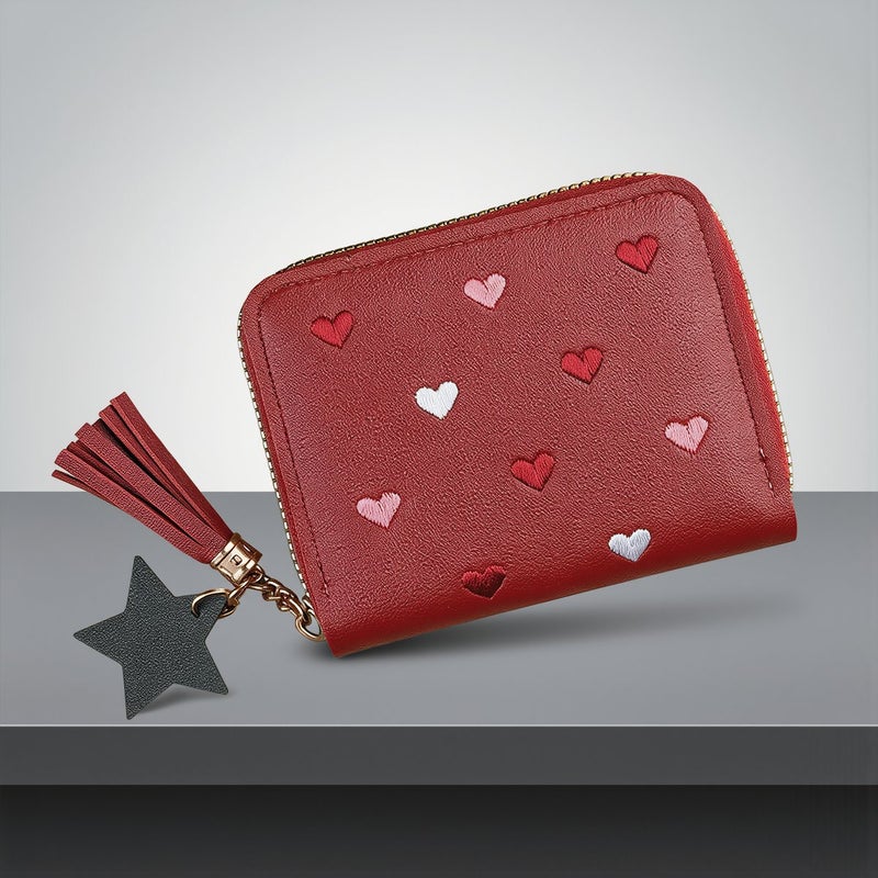 Multi Function Women Mini Wallet Compatible Cards Coins Bills Small Items - Image 3