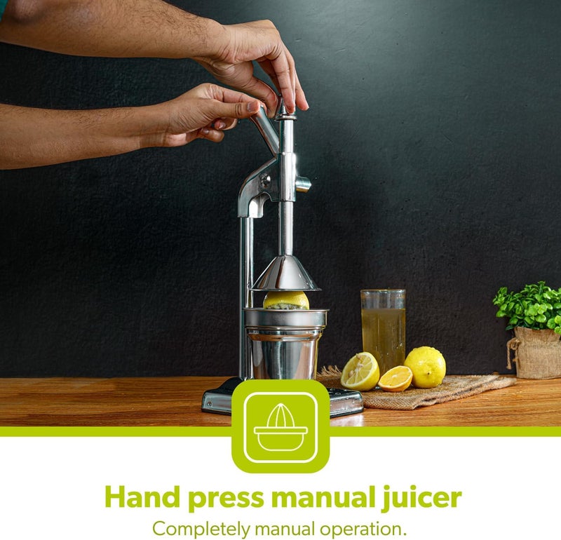 Royalford Stainless Steel Hand Juicer, Multi-Colour, RF8674 - Image 3