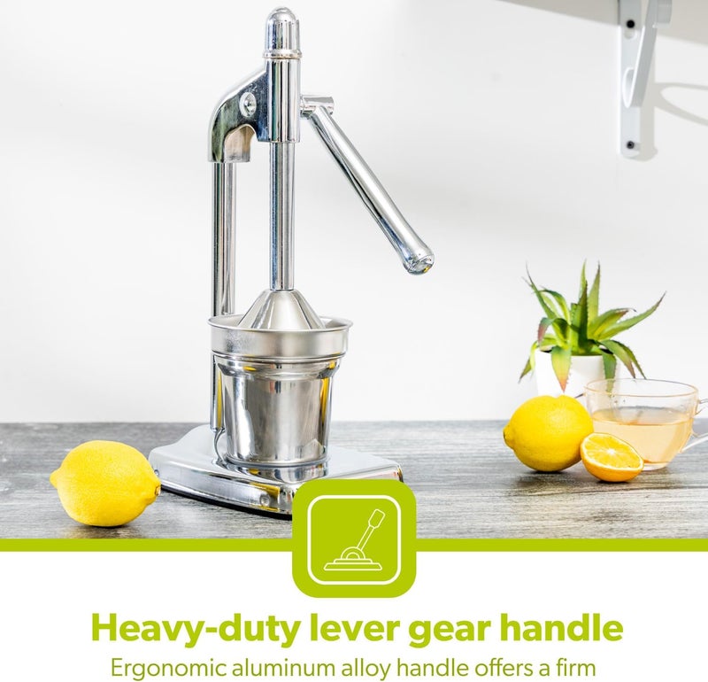 Royalford Stainless Steel Hand Juicer, Multi-Colour, RF8674 - Image 5