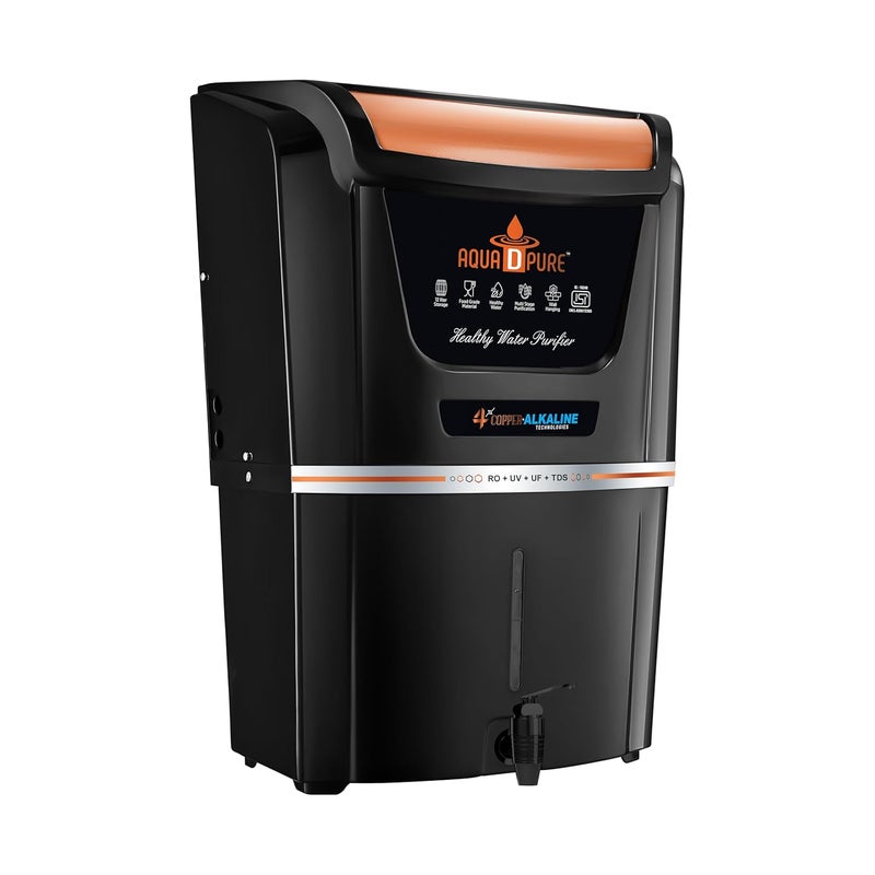 AQUA D PURE AQUA D PURE CopperAlkaline RO Water Purifier with 10 Stage Purification Filtration UV UF TDS Adjuster and 12 Liter Large Storage Tank Suitable for all type of water supply - Image 3