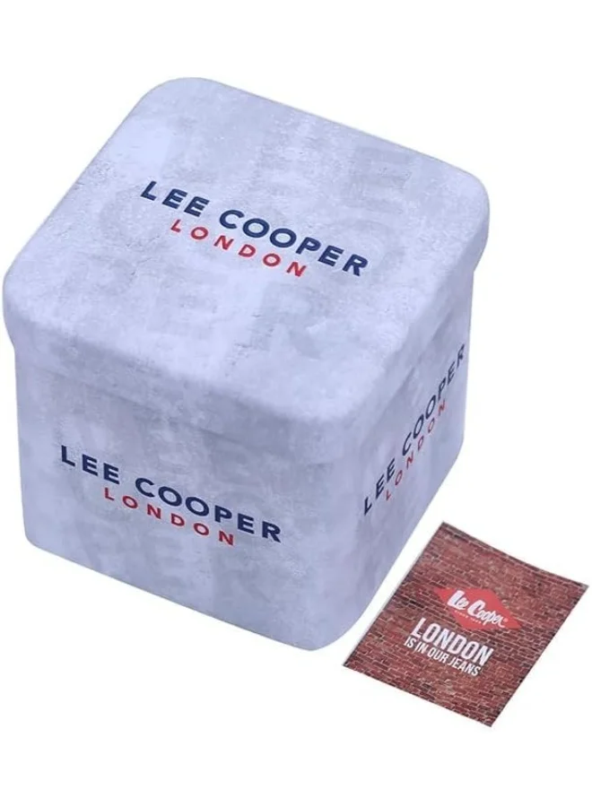 Lee Cooper Women'S 2035 Movement Watch, Analog Display And Metal Strap - Lc07825.120, Gold