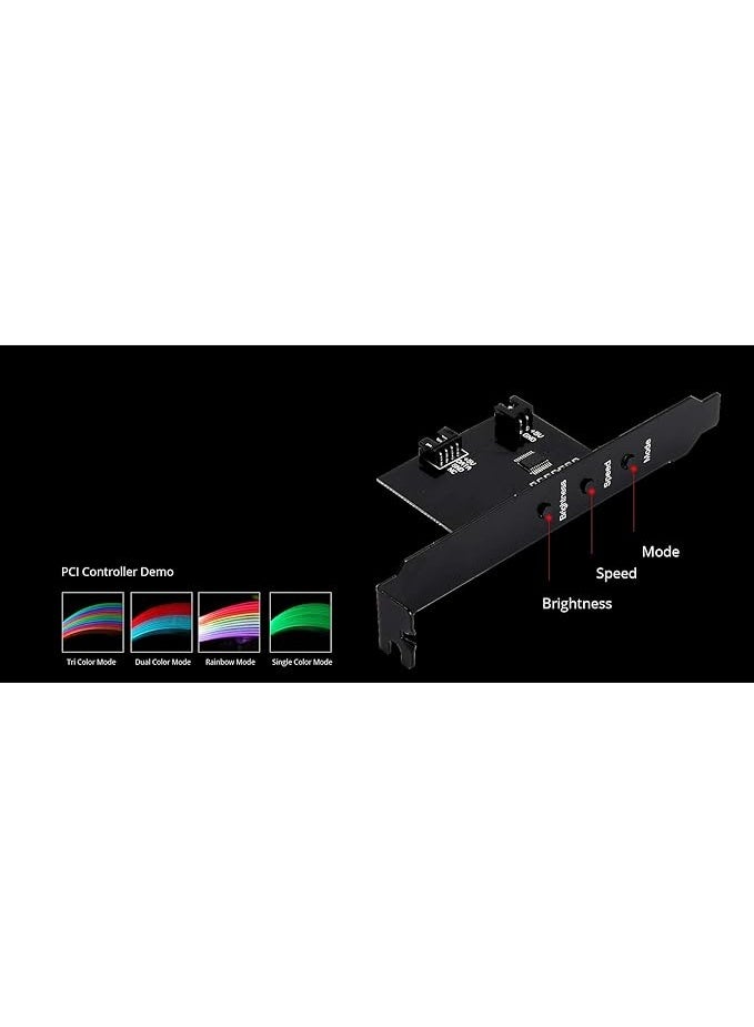 ليان لي Lian Li 8 Pin Gpu Power Strimer - Show Yourself - 30 Cm [8+8 Pin] - Image 3