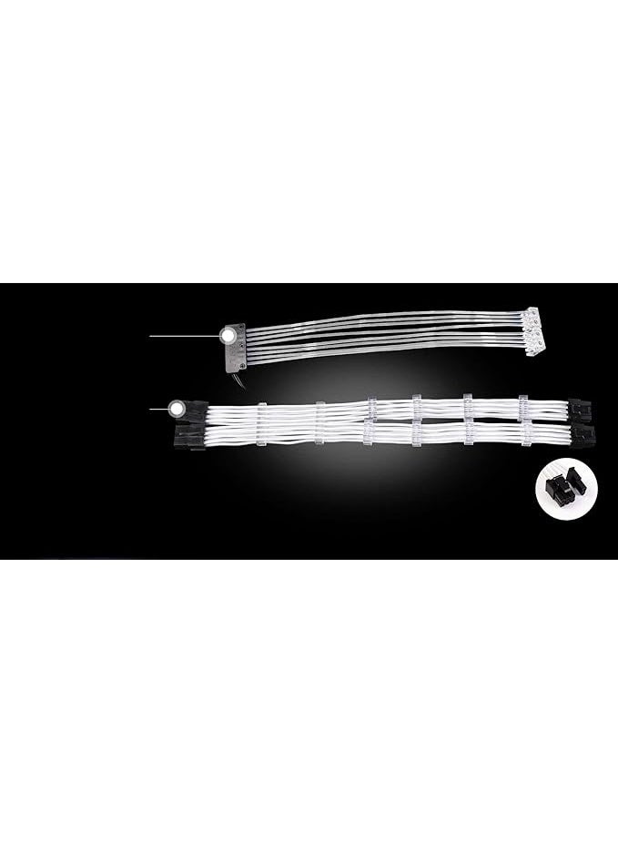 ليان لي Lian Li 8 Pin Gpu Power Strimer - Show Yourself - 30 Cm [8+8 Pin] - Image 4