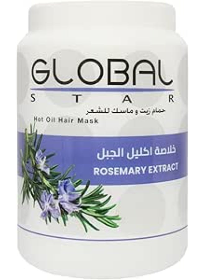 globalstar Mask and Rosemary Hair Oil Bath - 1.5 L - Image 1