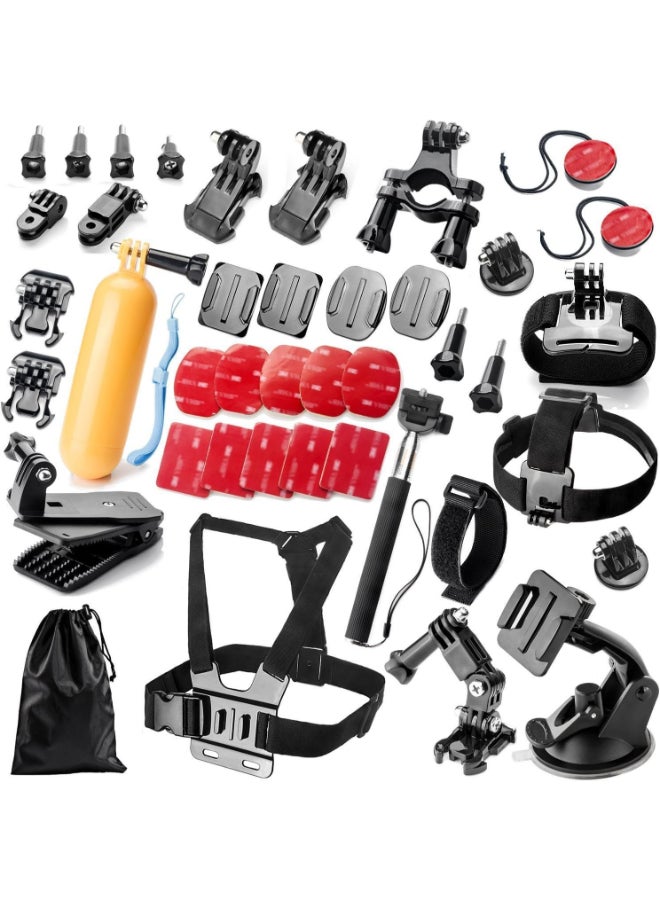 Robustrion Renewed -  40 in 1 Mounts and Straps Accessory Kit for GoPro and Action Cameras - Image 2